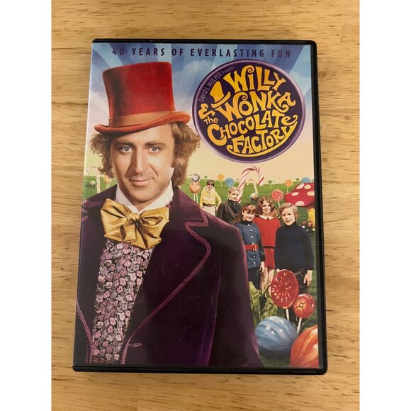 Willy Wonka & The Chocolate Factory DVD 1971 Musical Fantasy Movie Pre-Owned - Picture 1 of 4